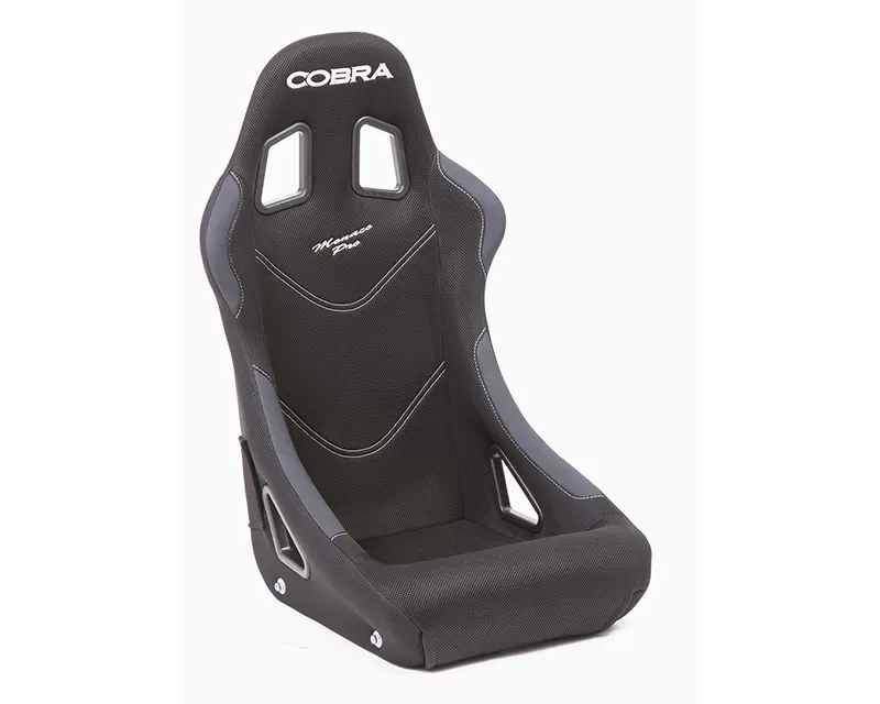 Cobra Monaco Pro - FIA 8855-1999 - Black Spacer Fabric - Tube Frame Bottom or Side Mount Seat - C MNP-S-BK