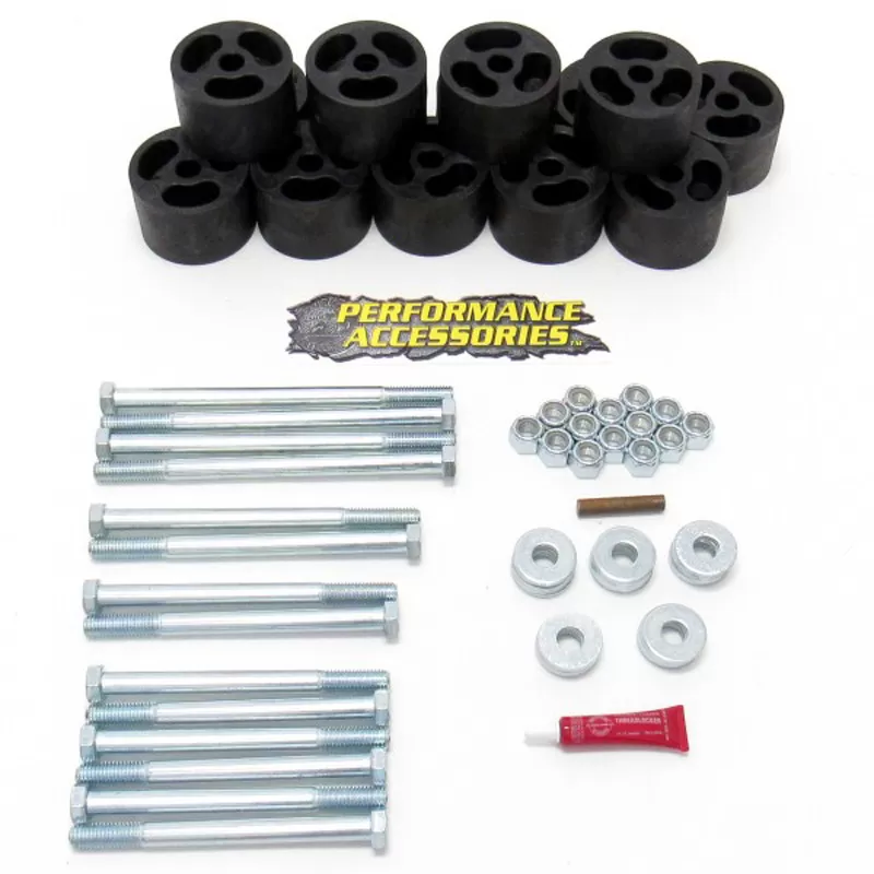 Performance Accessories 2 inch Body Lift Kit Chevrolet Suburban 1973-1991 - PA562