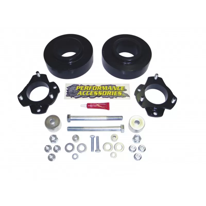 Performance Accessories Strut Extension/Coil Spacer 2.25-2 inch Leveling Kit Toyota FJ Cruiser 2007-2014 - PATL228PA
