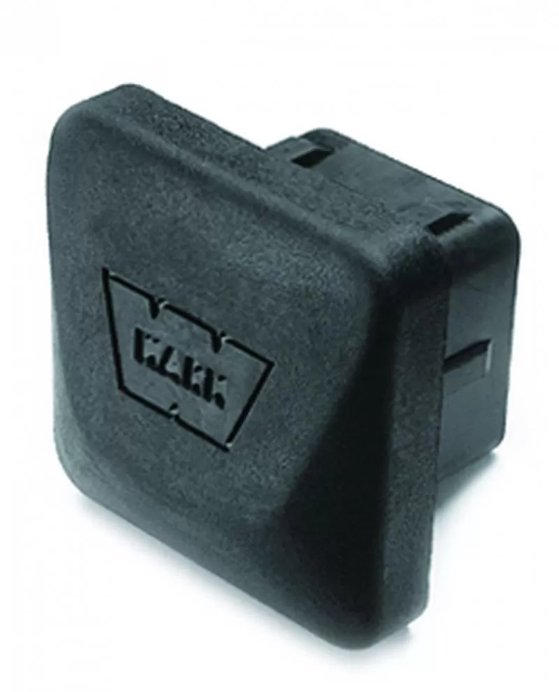 Warn Fits 2 Inch Receiver; Square; Black; Rubber - 37509