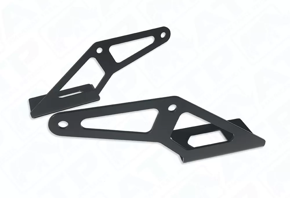 Jeep Renegade LED Light Bar Brackets For 40-42 Inch Light Bars Satin Black Powdercoat American Trail Products - 36150003