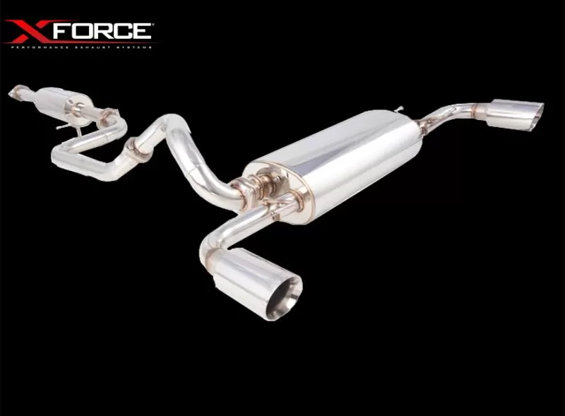 XForce Mazda 3 SP25 Hatch Back 2010-On Stainless Steel 2.5" High Flow Cat-Back System - ES-MZ3-25-CBS