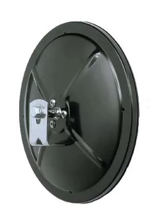 CIPA USA 5" Black Convex Mirror Reduces blind spots. L-Bracket included - 48500