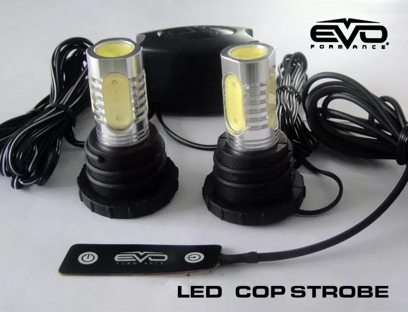 CIPA USA EVO Formance LED Cop Headlight Strobes - Red - 93190