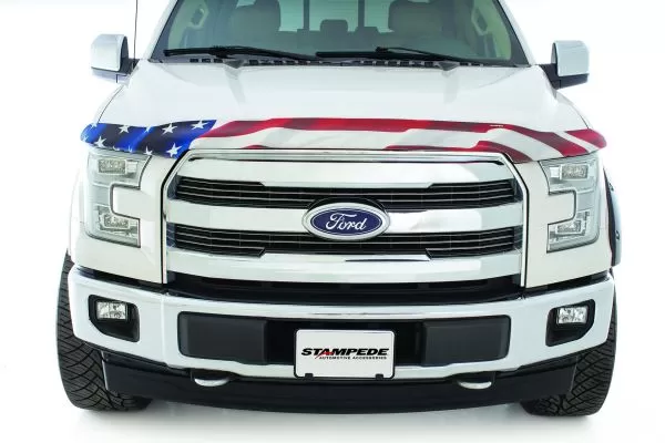 Stampede American Flag Vigilante Premium Hood Protector Ford F-150 2015-2019 - 2153-41