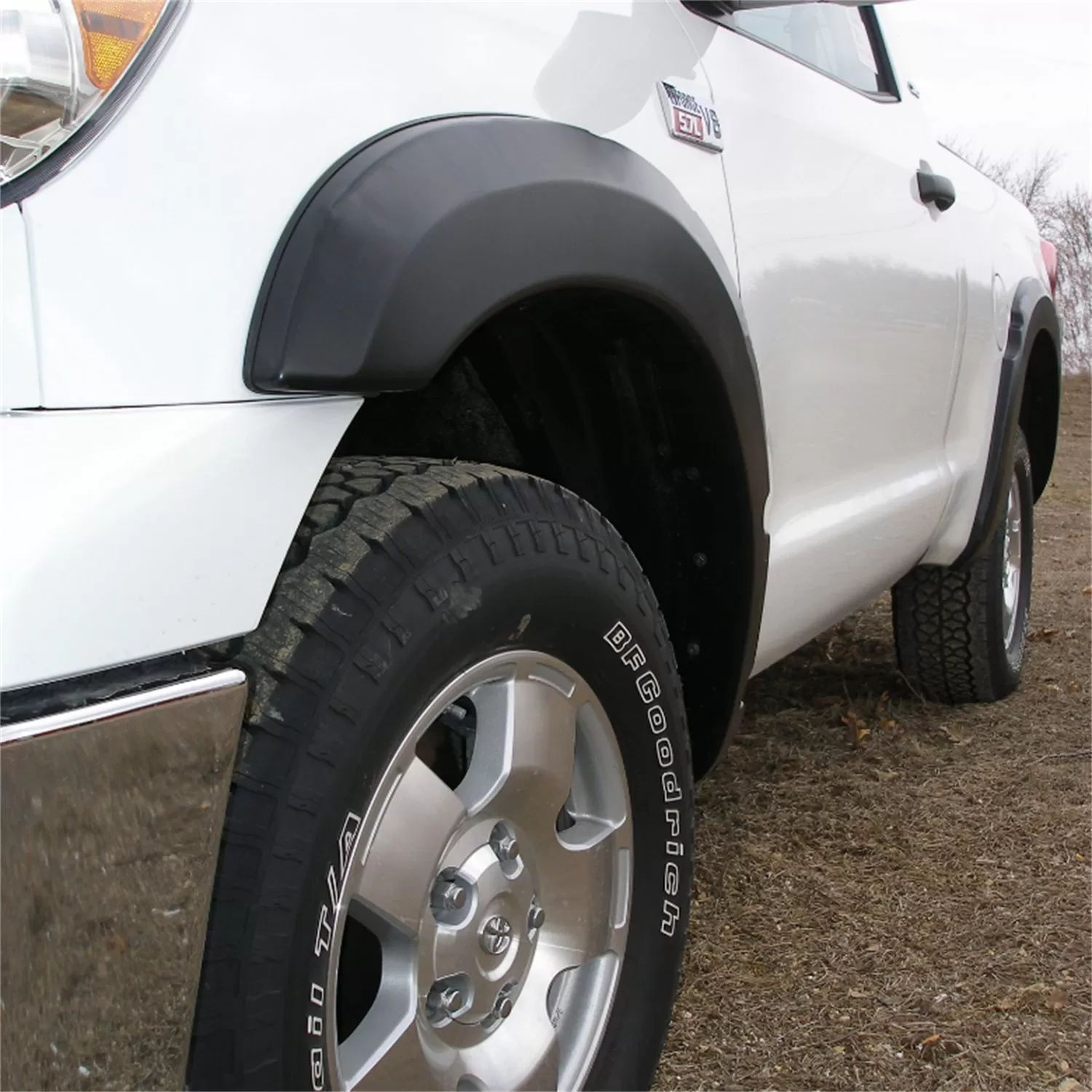 Stampede 66.7/78.7/97.6in Bed Black Trail Riderz Smooth Finish Fender Flare Toyota Tundra 2007-2013 - 8515-2