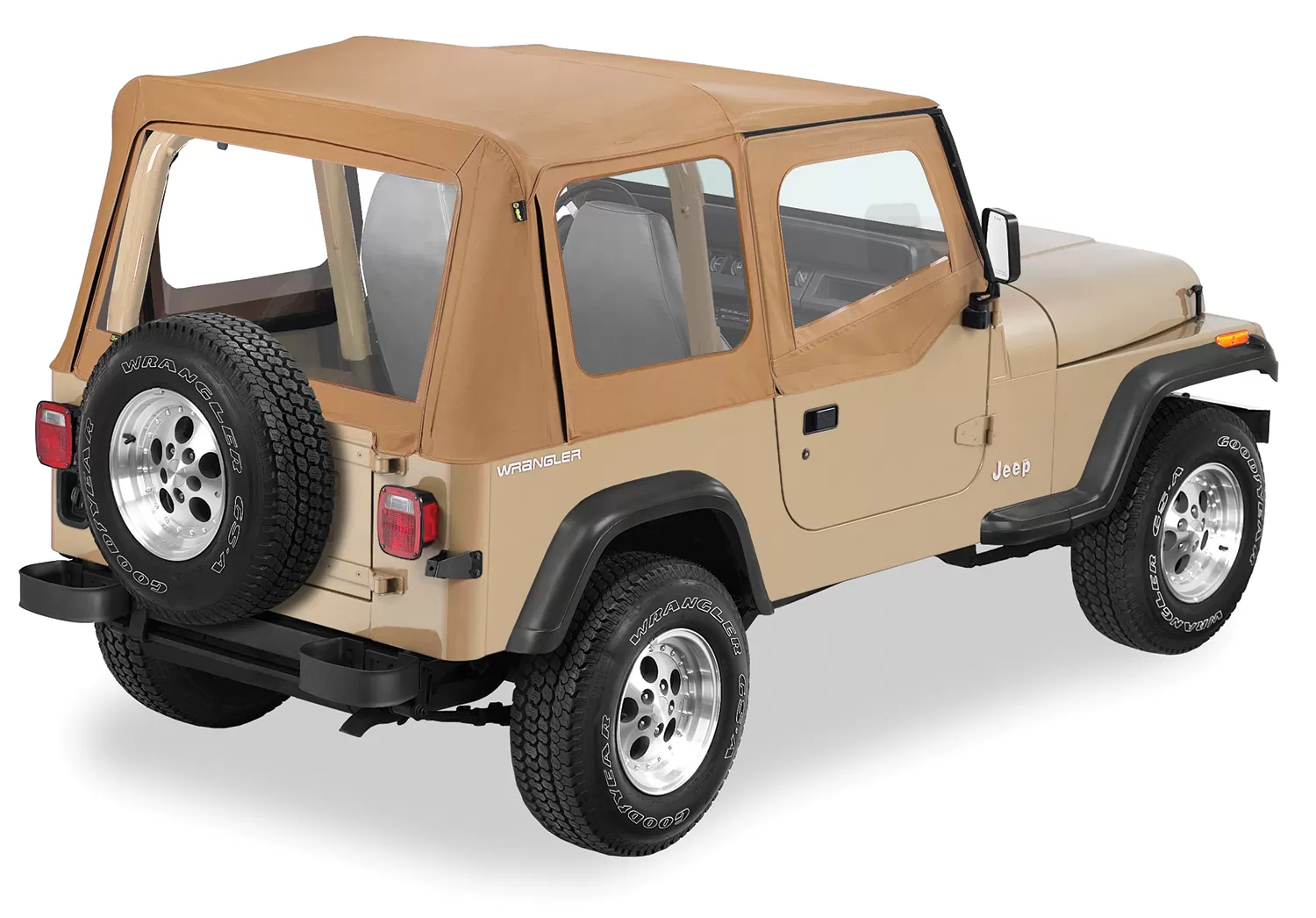 Pavement Ends By Bestop Spice Replay OEM Replacement Soft Top Clear Windows Jeep Wrangler 1988-1995 - 51130-37