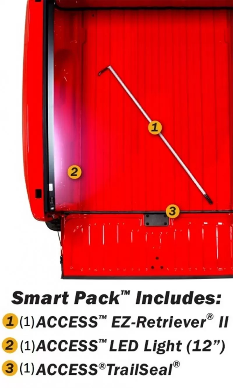 ACCESS Cover Covers SMART Pack (EZ-Retriever II; Truck Bed LED Light; and Trailseal) - 80077