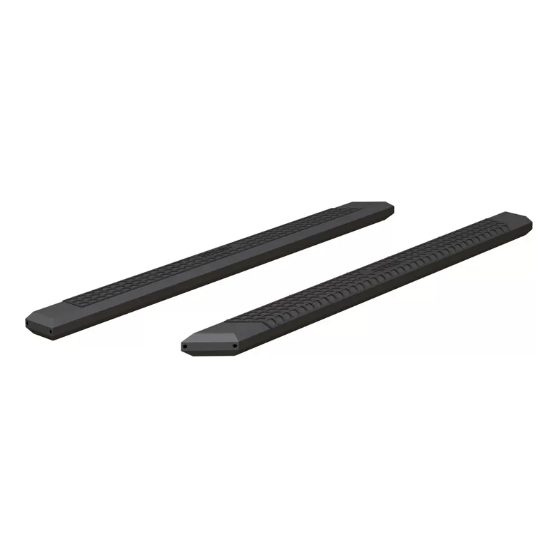 Aries Aluminum Carbide Black Powder Coat AdvantEDGE 5-1/2" Side Bars (No Brackets) - 2055991