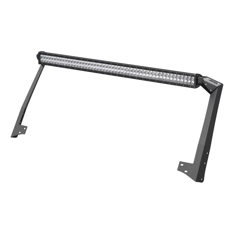 Aries Stainless Steel Carbide Black Powder Coat Jeep Roof Light and Brackets - 1501301