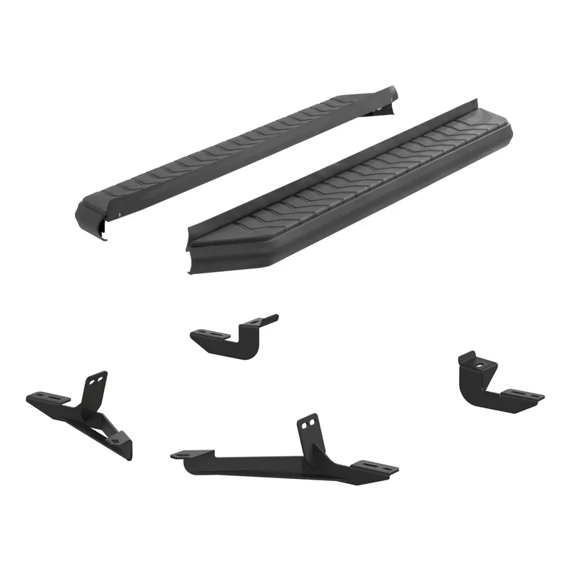 Aries Aluminum Carbide Black Powder Coat AeroTread 5" Running Boards - 2061018