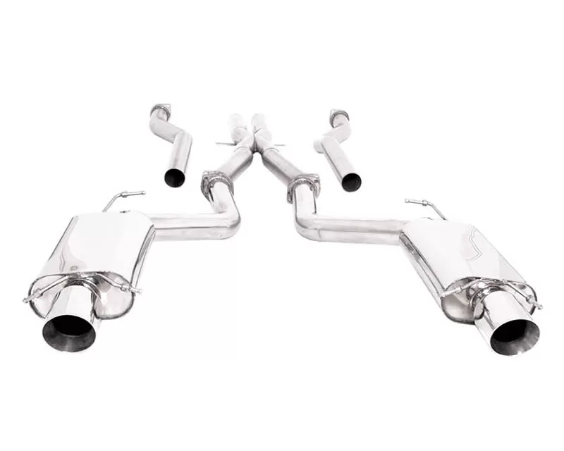 B&B Exhaust Catback Exhaust System Cadillac CTS-V Coupe with X-pipe 2011-2012 - FDOM-0325