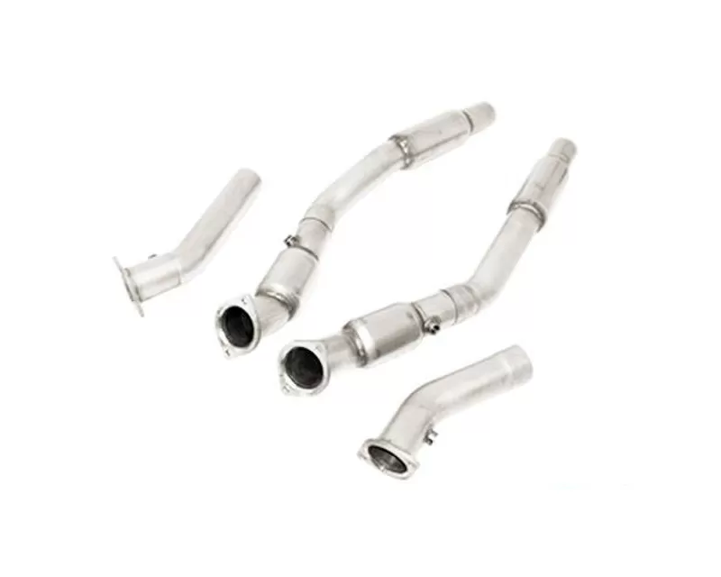 B&B Exhaust Front Pipes with Cats Cadillac CTS V 2009-2014 - FDOM-0313