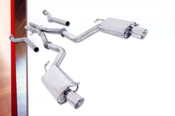 B&B Exhaust System with X-Pipe Cadillac CTS-V 2004-2007 - FDOM-0305