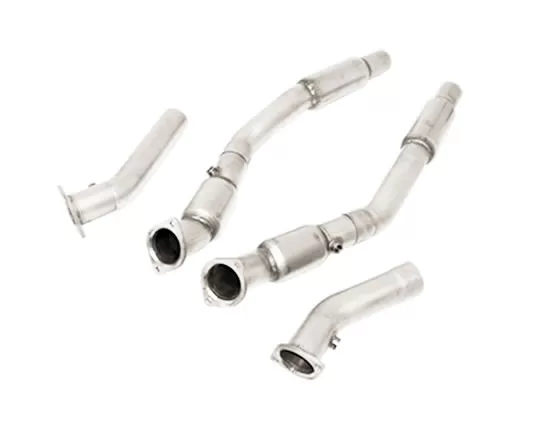 B&B Exhaust Front Pipes with Cats Cadillac CTS-V 2004-2007 - FDOM-0312