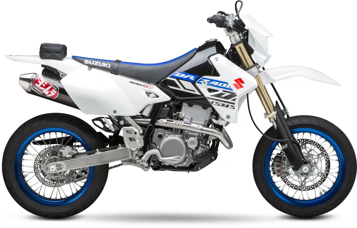 Yoshimura RS-2 Stainless Full Exhaust with Carbon Fiber Muffler Suzuki DR-Z400S/SM 2000-2020 - 216600C250