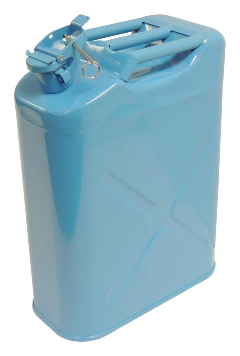 RT Offroad Blue 5-Gallon Steel Water Can w/ Food-Grade Polyurethane Lining; Universal Fit - RT26020