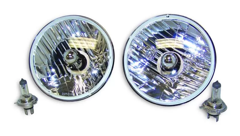 RT Offroad 7" Round Halogen Light Conversion Kit (Pair) 1969-86 Jeep CJs or TJ Wrangler Jeep - RT28006