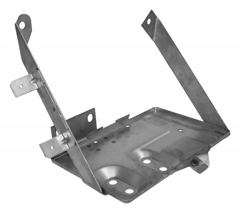 RT Offroad Stainless Steel Battery Tray for 1976-1986 CJ-5, 7, 8 Jeep - RT34087