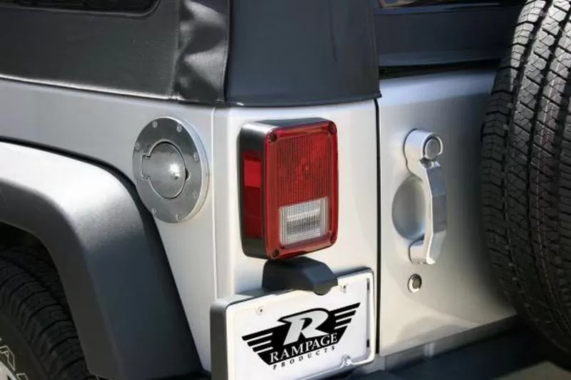 Rampage Billet Style Gas Cover Jeep Wrangler 2007-2018 - 85001