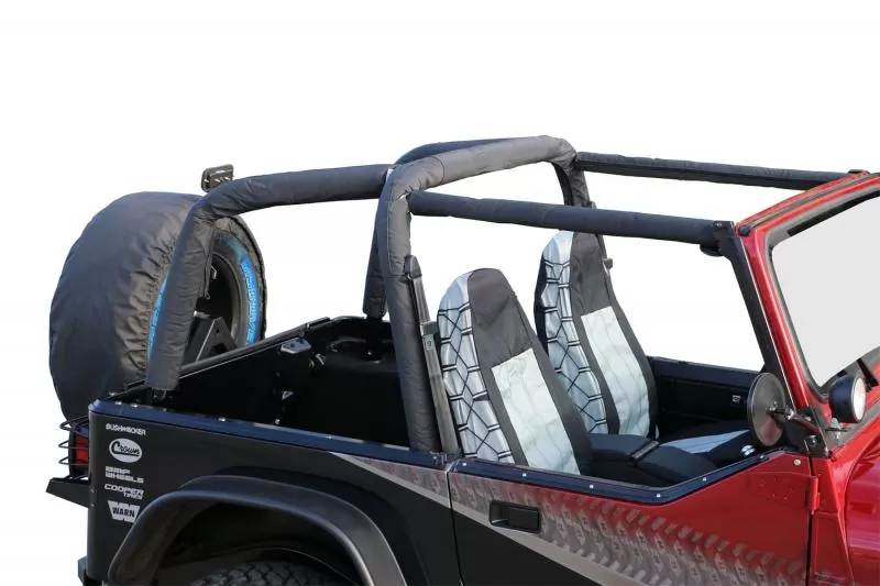 Rampage Roll Bar Pad & Cover Kit Jeep Wrangler 1992-1995 - 768915