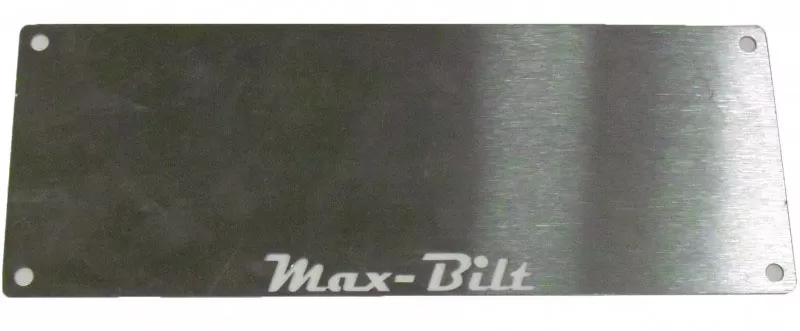 Max-Bilt Jeep Dash Cover Panel Universal Brushed Stainless Steel - UCP