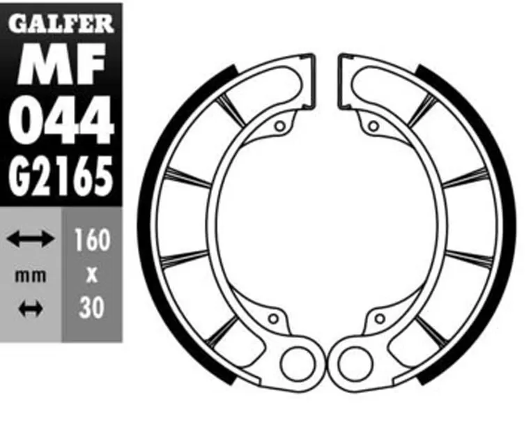 Galfer Rear Brake Pads HONDA PS 250 BIG RUCKUS - MF044