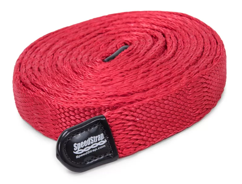 1 Inch SuperStrap Weavable Recovery Strap 15 Foot Red Nylon SpeedStrap - 34115