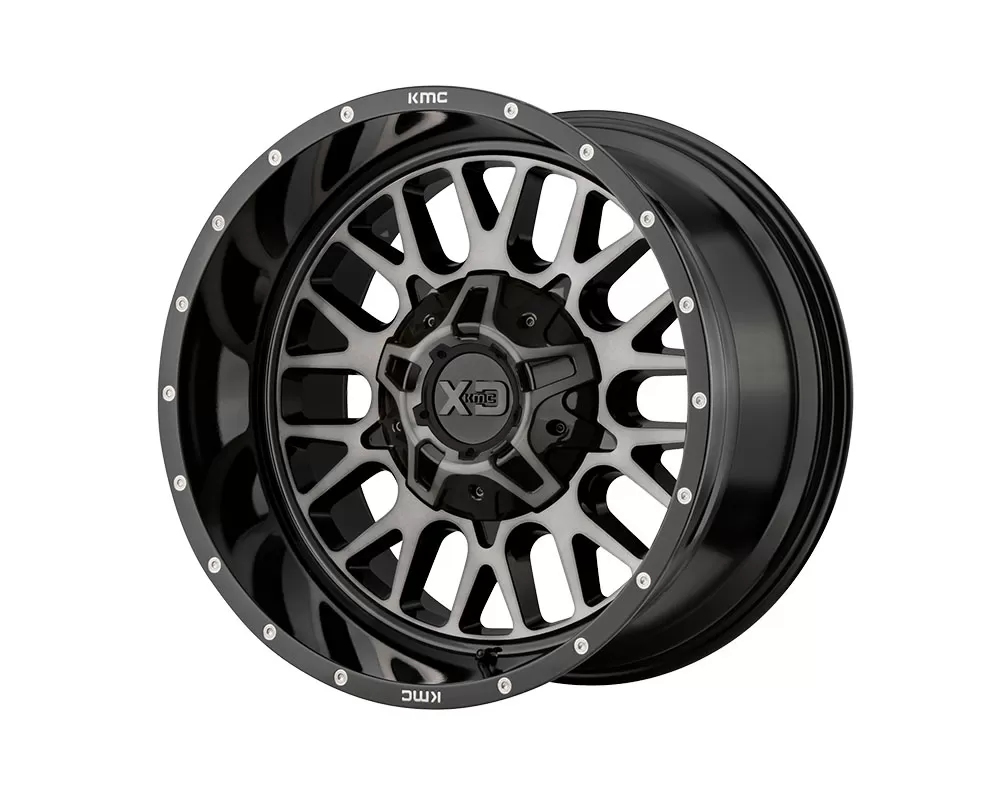 XD Series XD842 Snare Wheel 20x10 5x5x127/5x139.7 -18mm Gloss Black Gray Tint - XD84221035318N
