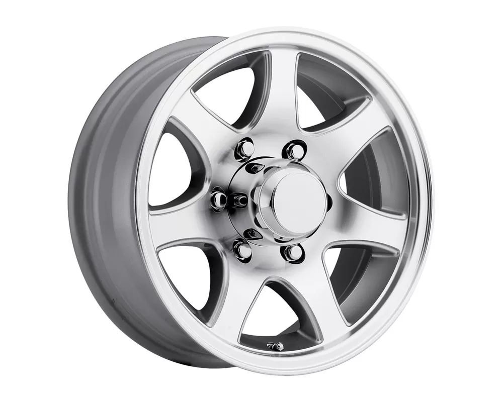 Sendel T-02 Silver Machined Wheel 15x6 6x139.7 0 - T02-56655T