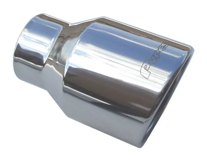 Pypes Exhaust Exhaust Tail Pipe Tip Set 3-Inch To 4-Inch x 6-Inch L Clamp-On Polished Stainless Steel Pair - EVT53