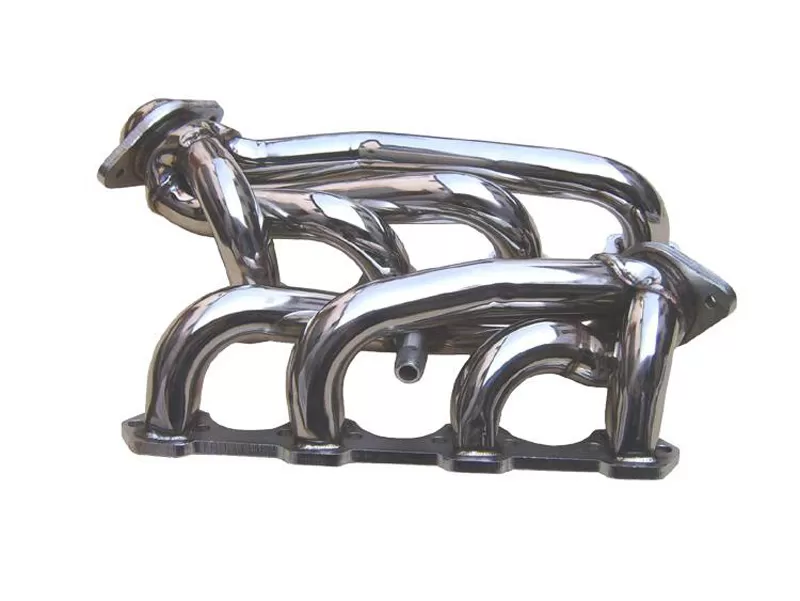 Pypes Exhaust Shorty Exhaust Header Left Side Polished Stainless Steel Ford Mustang GT 1994-1995 - HDR52S