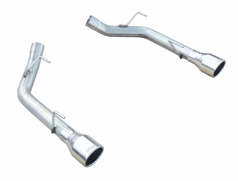 Pypes Exhaust Axle Back System Dual Exit 2.5-Inch And Tailpipe Stainless Steel No Muffler Polished Tips - SFM62SS