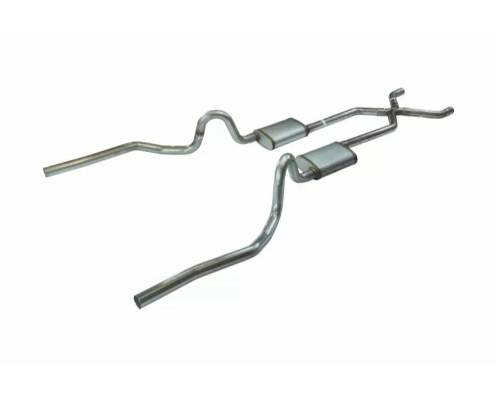 Pypes Exhaust Crossmember Back with X-Pipe Exhaust System GTO | 442 1968-1972 - SGA12T