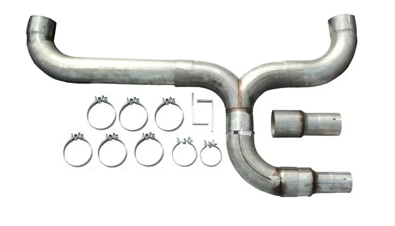 Pypes Exhaust Diesel Dual Stack Kit 5-Inch Dual Exit Stainless Steel - STD005