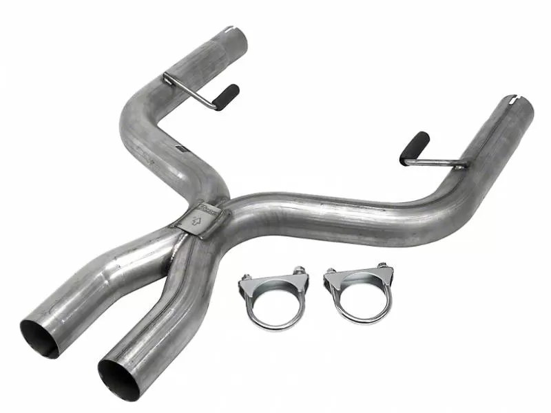 Pypes Exhaust Exhaust X-Pipe Kit 2.5-Inch Stainless Steel Ford Mustang V6 2005-2010 - XFM44