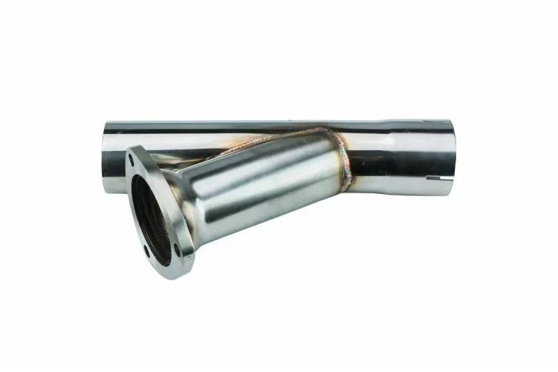 Pypes Exhaust Y Exhaust Dump Cutout 2.5-Inch Polished Stainless Steel - YVX10S