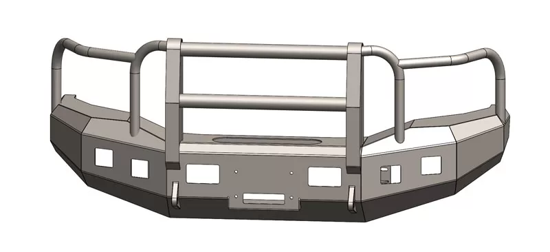 Engo Avalanche Front Winch Bumper w/Full Grill Guard 03-06 Chevy Avalanche Non Claded - 68-C03-06AFG
