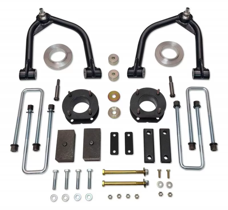 Tuff Country 4" Uni-Ball Lift Kit w/ Rear Shock Extension Brackets Excludes TRD Pro Toyota Tundra 4x4 | 2WD 2007+ - 54076