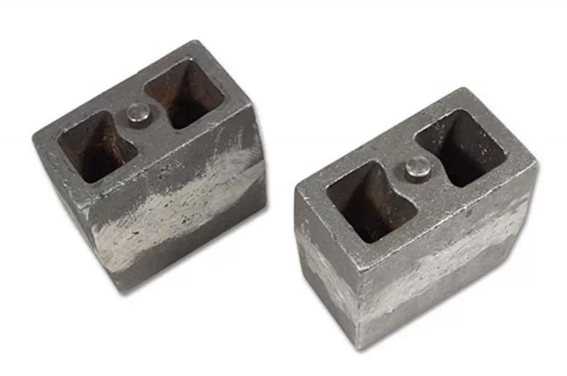 Tuff Country 5.5" Cast Iron Lift Blocks 3" Wide Tapered Pair - 79056