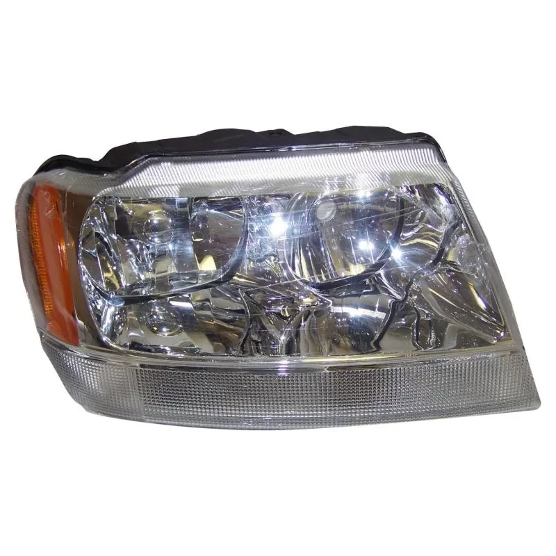 Crown Automotive Jeep Replacement Right Headlight for Misc. 2001-2004 WG (Europe) Grand Cherokee w/ LHD Jeep Grand Cherokee 2001-2004 - 55155576AE
