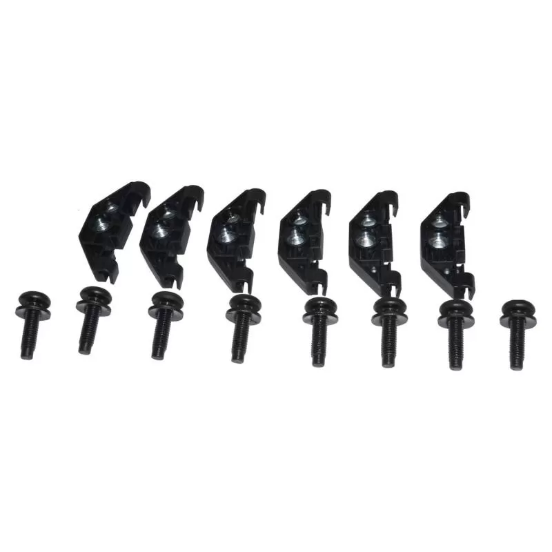 Crown Automotive Jeep Replacement Hard Top Hardware Kit, Includes 6 Retainers and 8 Screws Jeep Wrangler 2007-2018 - 55397093K8