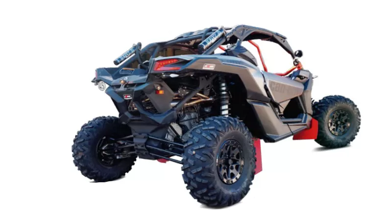 None Racing Full Race Exhaust System with Valves Can-Am Maverick X3 RS DS RC XMR - NR-X3-EXH
