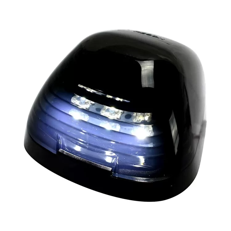 Recon Truck Accessories 1 Piece Single Cab Light Smoked Lens w/White LED Ford Superduty 99-16 - 264143WHBKX