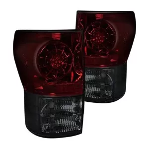 Recon Truck Accessories LED Taillights Dark Red Smoked Lens Toyota Tundra 07-13 - 264188RBK