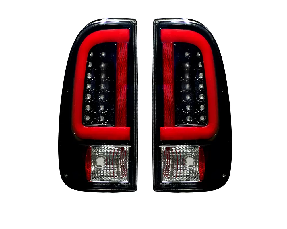 Recon Truck Accessories OLED Tail Lights Smoked Lens Ford F250HD | 350 | 450 | 550 08-16 - 264293BK