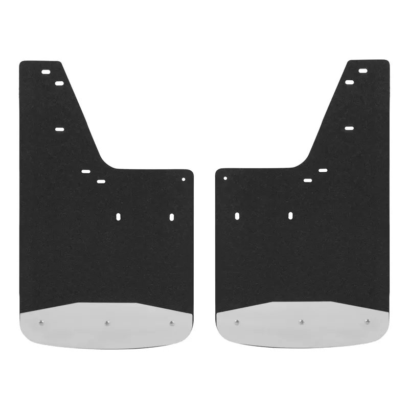 Luverne Black Rubber Recycled Rubber Textured Rubber Mud Guards - 250230
