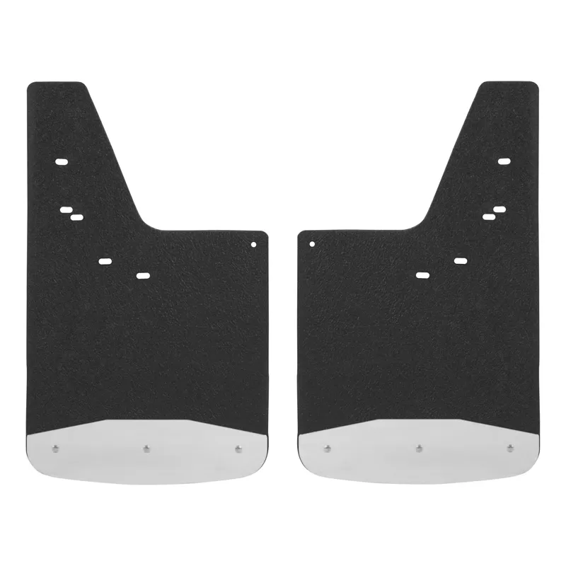 Luverne Black Rubber Recycled Rubber Textured Rubber Mud Guards - 250420