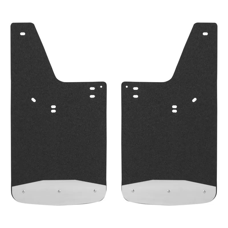 Luverne Black Rubber Recycled Rubber Textured Rubber Mud Guards - 250423