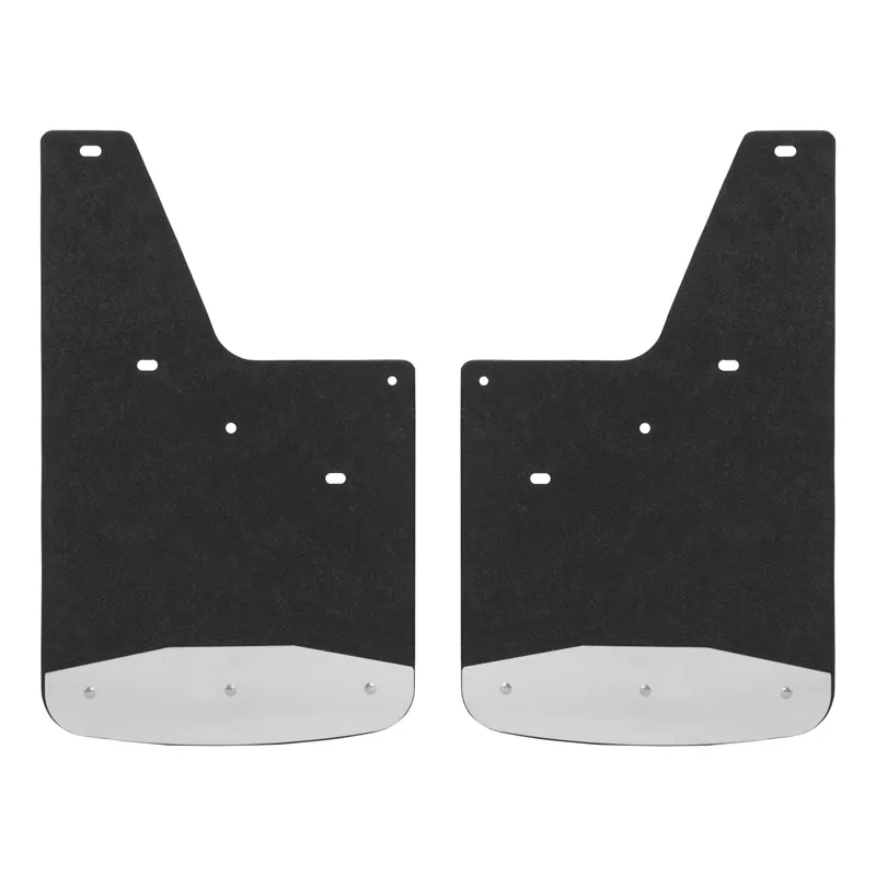 Luverne Black Rubber Recycled Rubber Textured Rubber Mud Guards - 250740